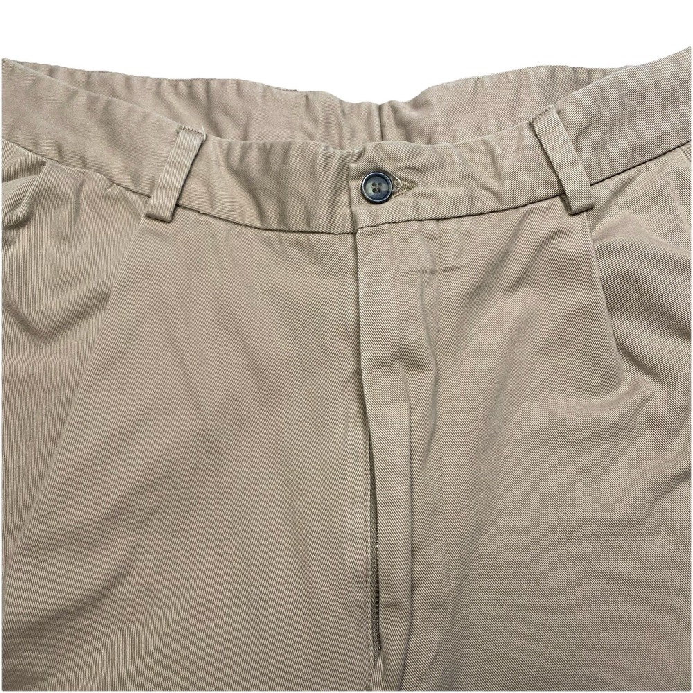 Charleston Khakis 40 (38x28) Mens Pleated Chinos Thick Beige Coastal Preppy